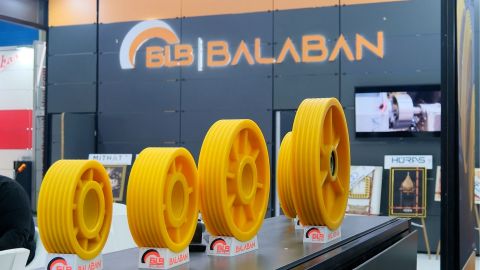 Balaban Kasnak showcased innovative pulley solutions at ELEVEX 2026
